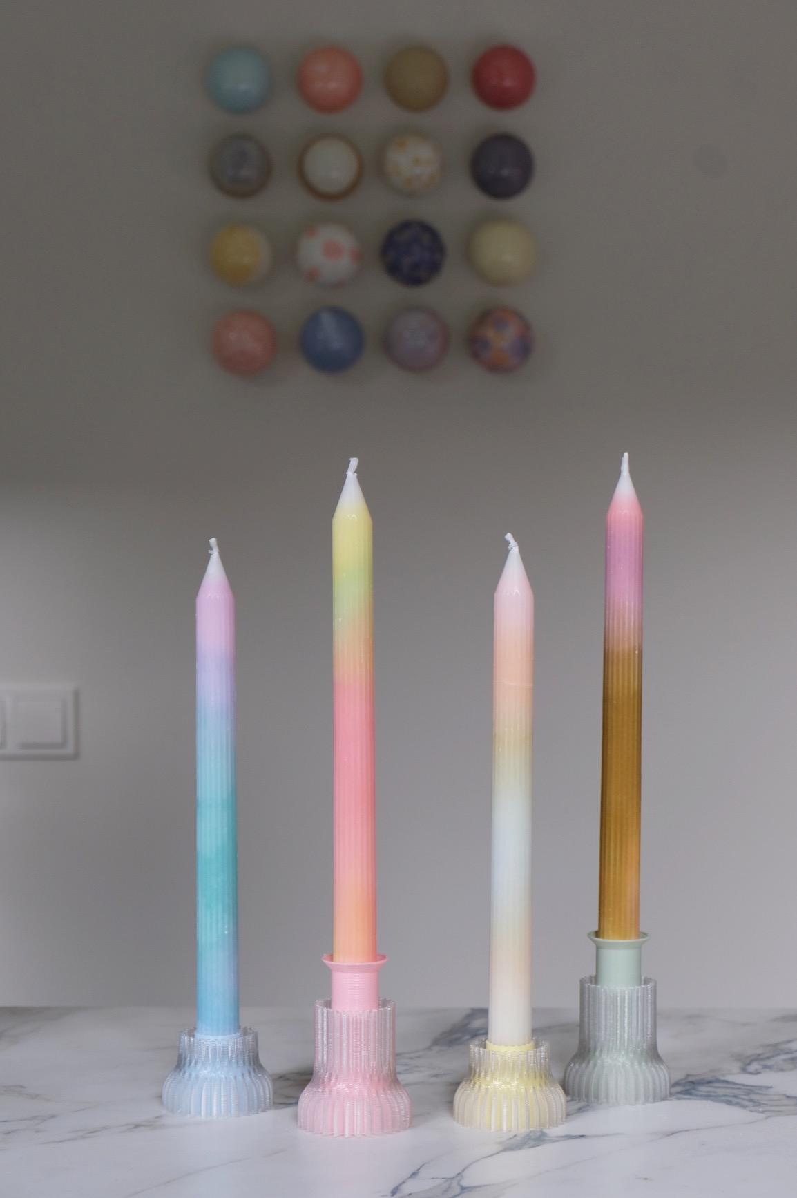 2-way kandelaar - laag - Afbeelding 4